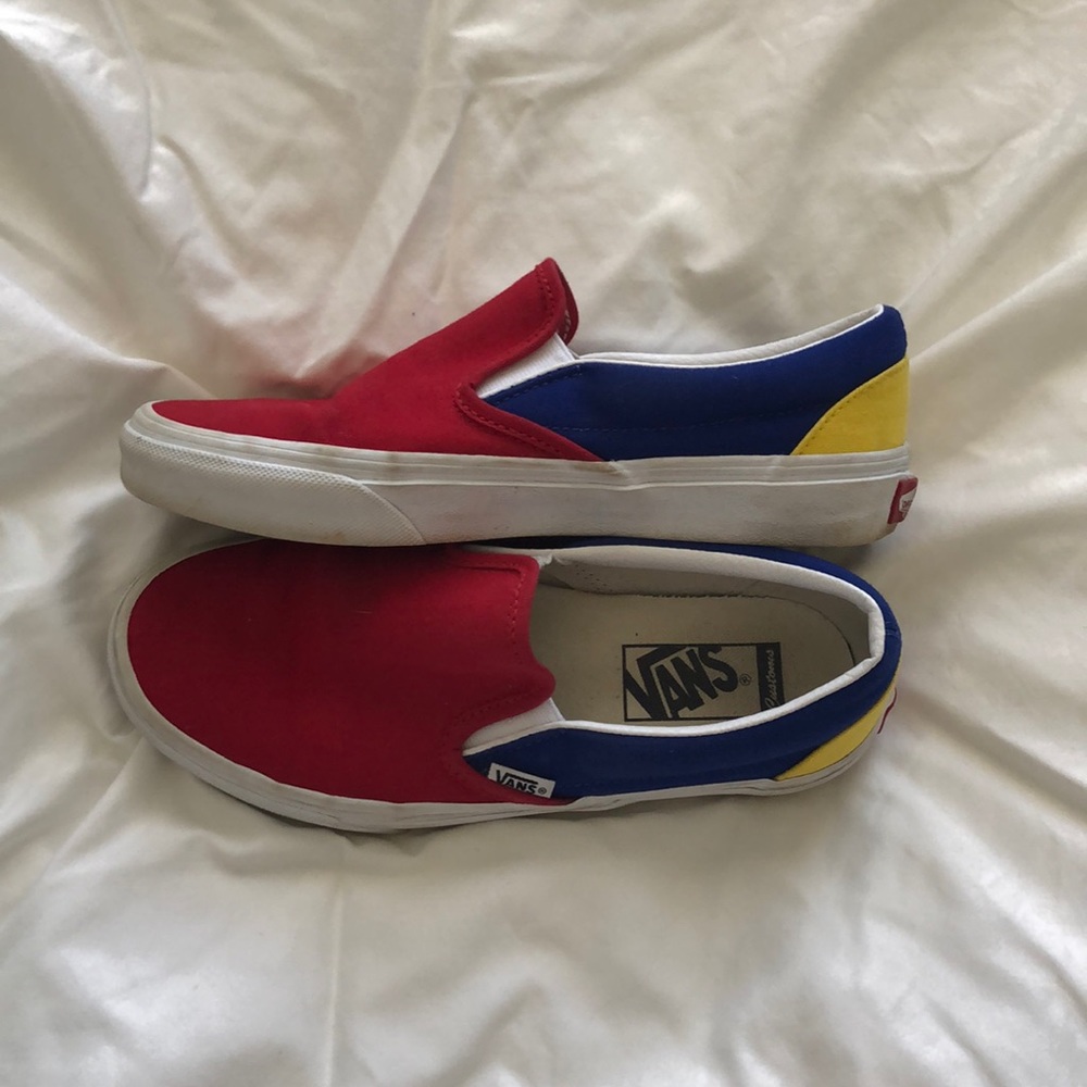 Primary Color Custom Vans